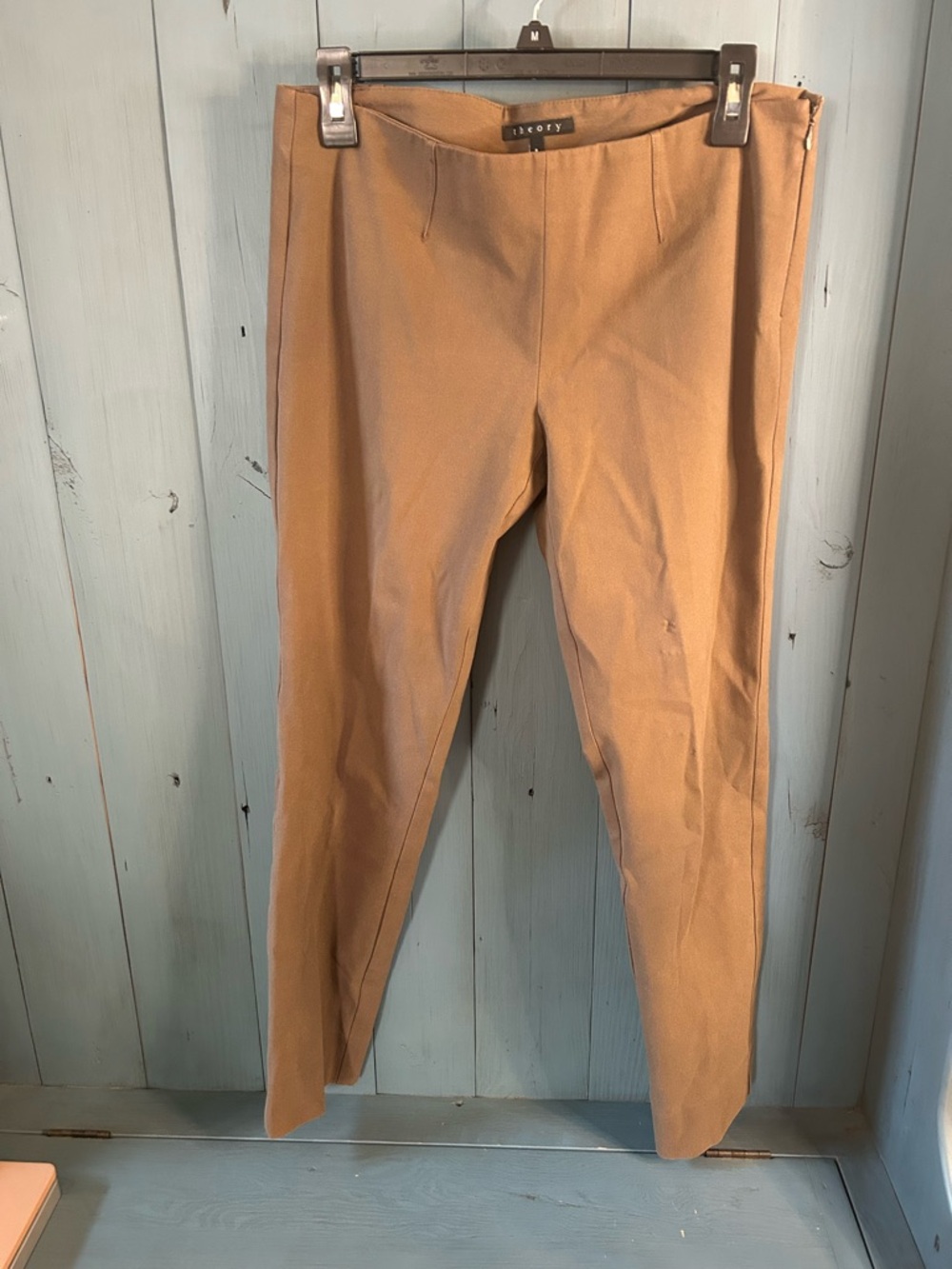 Theory Classic Women’s Slim Fit Camel Chinos | Size 8